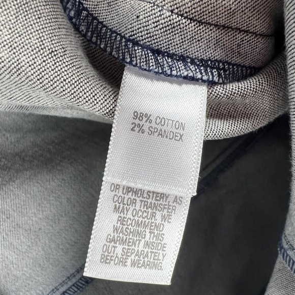 ST. JOHN Made in USA 🇺🇸 of Imported Fabric Denim Crop Jeggings Pants Size 8 - Picture 10 of 11